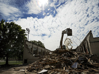 The COG, demolition begins